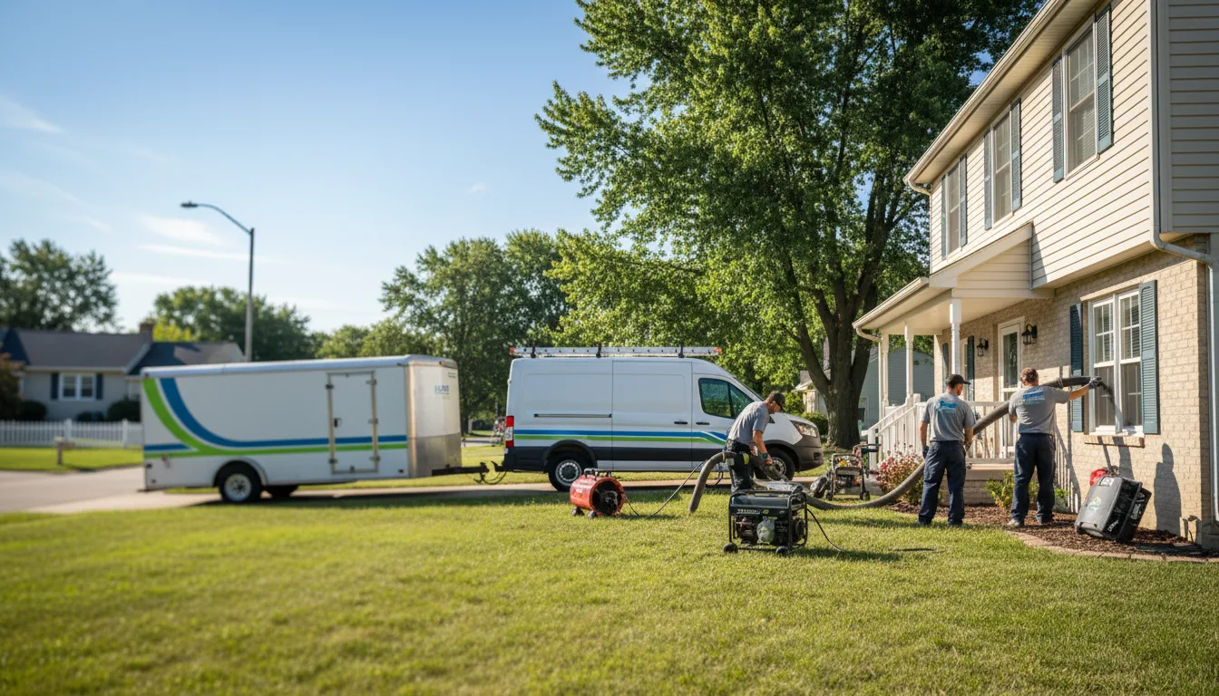 Flooded Basement Restoration And Cleanup With Repair in Malvern, OH near me